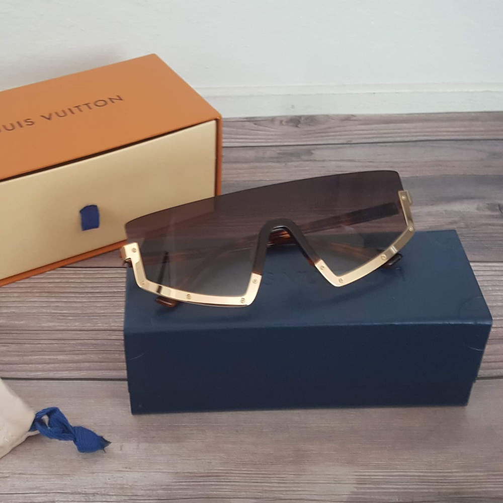 Authentic Louis Vuitton Mask Tortoise Sunglasses